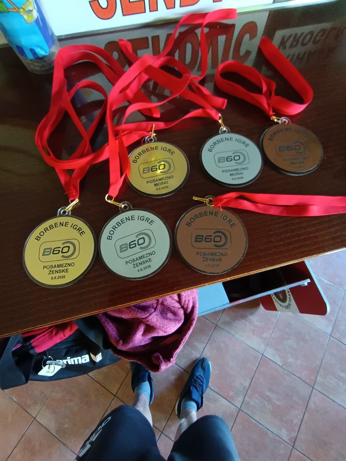Unikatne medalje Gustija Avgustina za B60